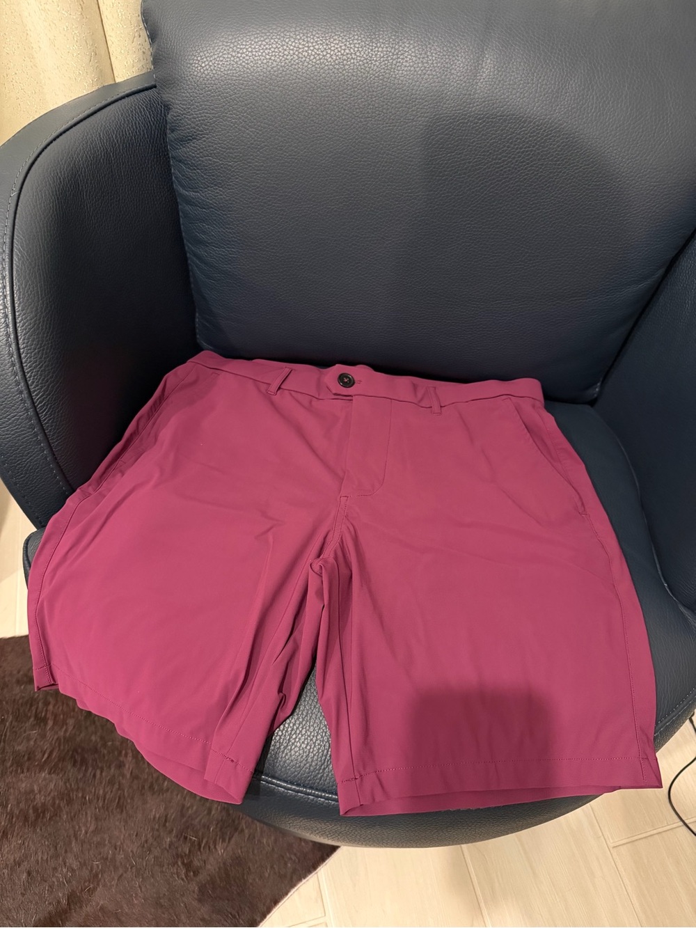 Greyson Men's Athletic Shorts in Deep Magenta